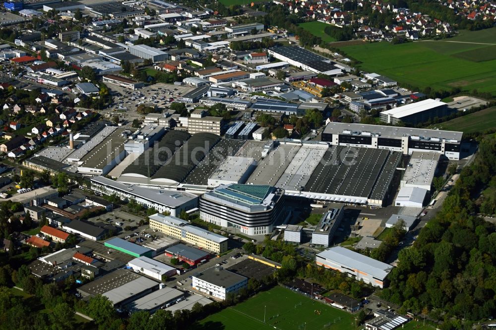 Luftaufnahme Augsburg - Werksgelände der KUKA Aktiengesellschaft in Augsburg im Bundesland Bayern, Deutschland