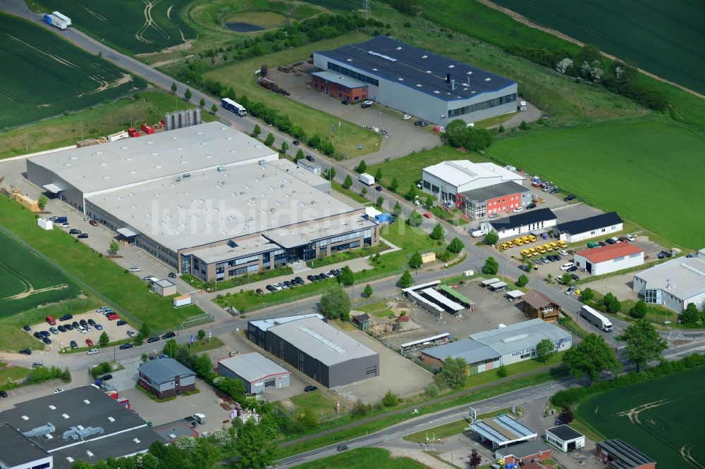 Luftbild Schönberg - Werksgelände der Lindal Dispenser GmbH in Schönberg im Bundesland Mecklenburg-Vorpommern