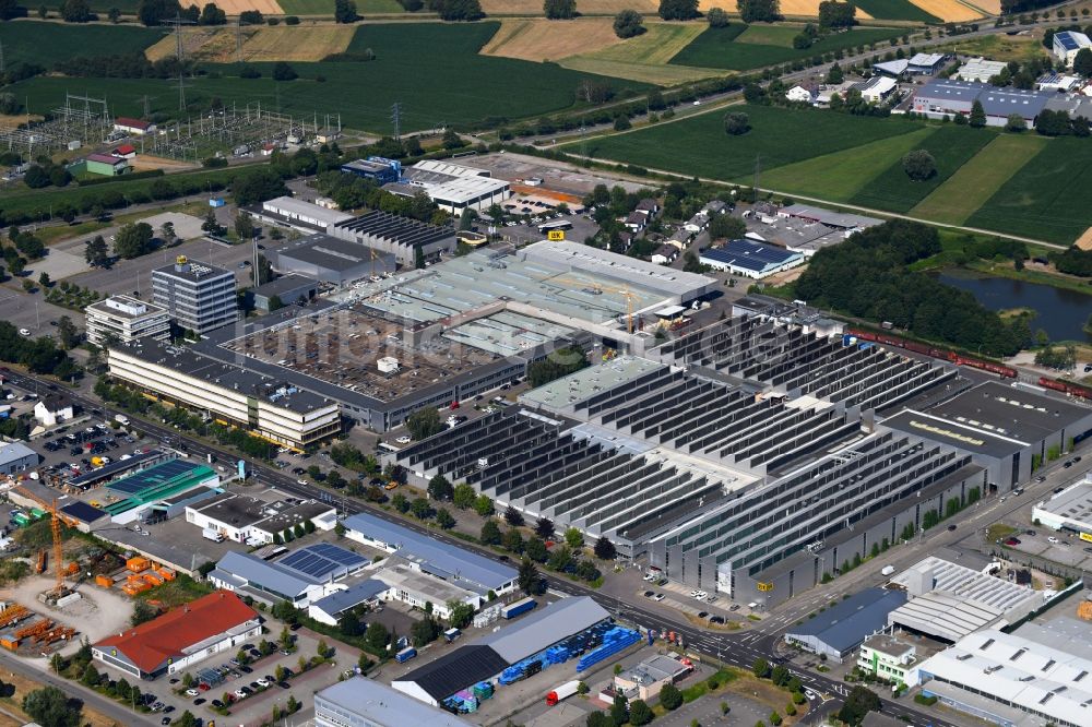 Bühl von oben - Werksgelände der LuK GmbH & Co. KG in Bühl im Bundesland Baden-Württemberg, Deutschland