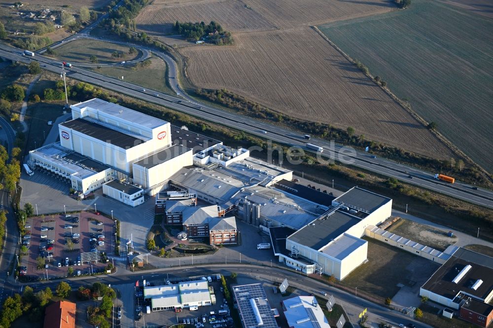 Luftbild Wittenburg - Werksgelände der Dr. Oetker Tiefkühlprodukte Wittenburg KG in Wittenburg im Bundesland Mecklenburg-Vorpommern, Deutschland