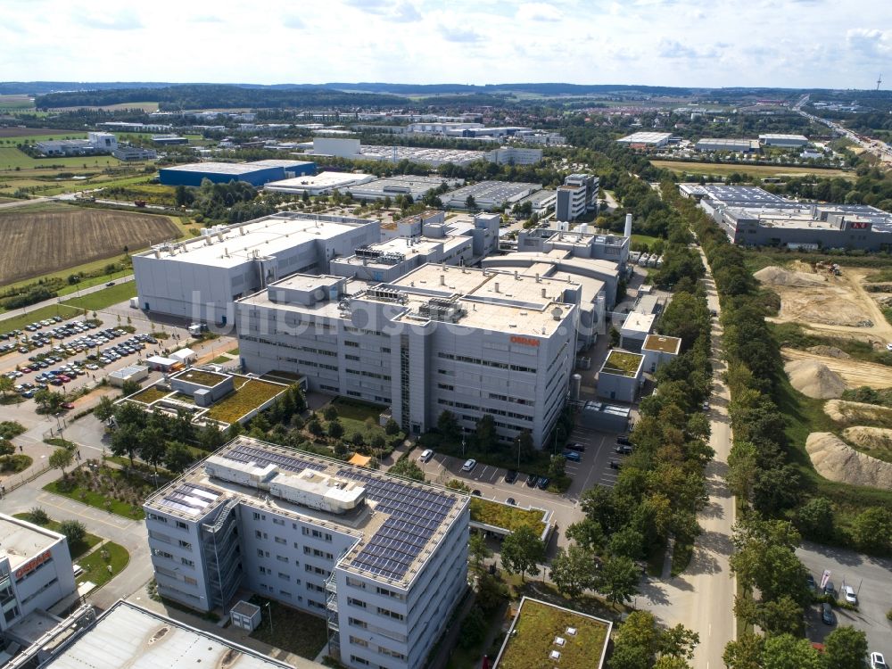 Luftbild Regensburg - Werksgelände der OSRAM OLED GmbH in Regensburg im Bundesland Bayern, Deutschland