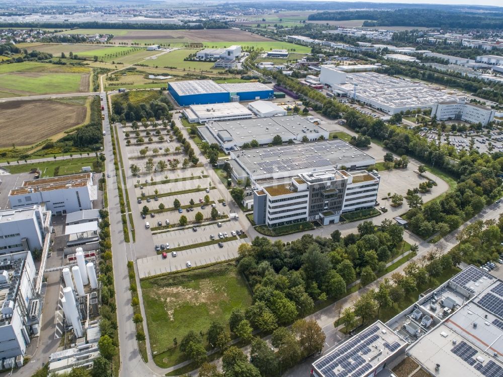Luftbild Regensburg - Werksgelände der OSRAM OLED GmbH in Regensburg im Bundesland Bayern, Deutschland