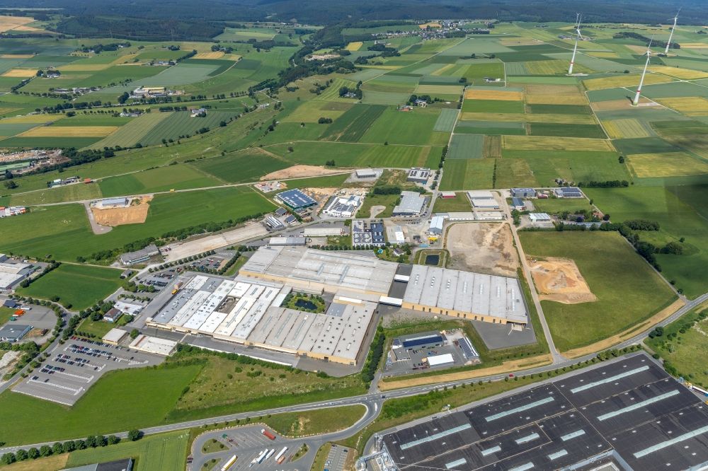 Luftbild Brilon - Werksgelände der Oventrop GmbH & Co. KG in Brilon im Bundesland Nordrhein-Westfalen, Deutschland