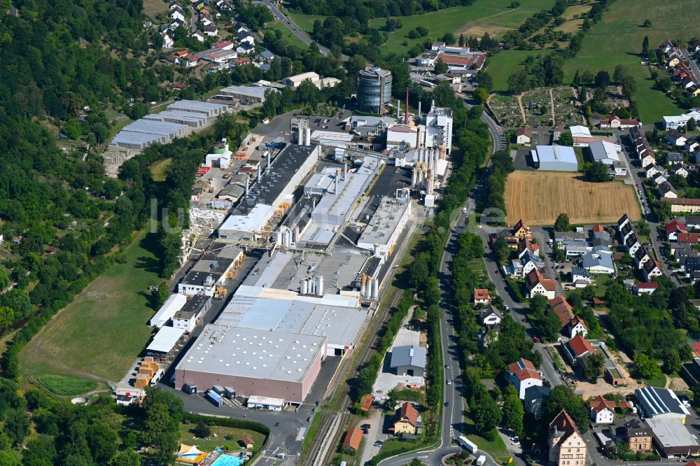 Luftbild Amorbach - Werksgelände der OWA - Odenwald Faserplattenwerk GmbH in Amorbach im Bundesland Bayern, Deutschland