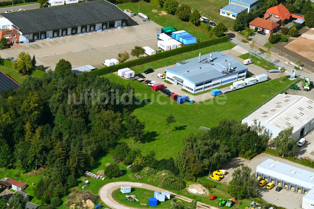 Luftbild Demmin - Werksgelände der peenelack GmbH & Co. KG in Demmin im Bundesland Mecklenburg-Vorpommern, Deutschland