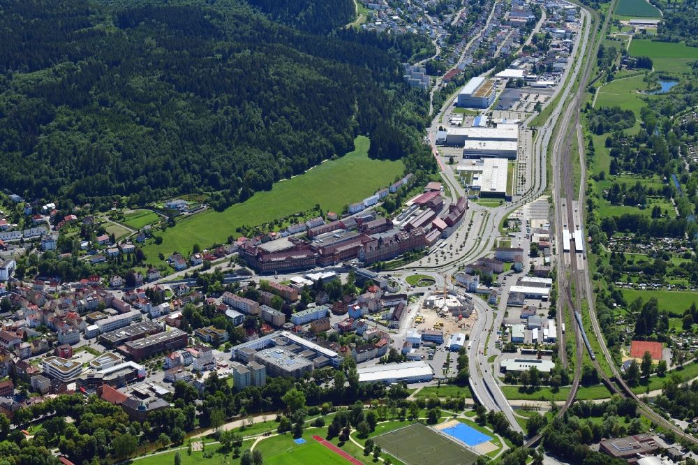 Luftbild Tuttlingen - Werksgelände des Pharmaproduzenten Aesculap AG in Tuttlingen im Bundesland Baden-Württemberg, Deutschland
