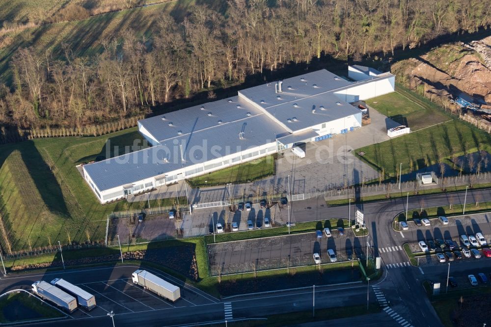 Luftbild Kandel - Werksgelände der Plastic Omnium Composites GmbH Kandel in Kandel im Bundesland Rheinland-Pfalz, Deutschland