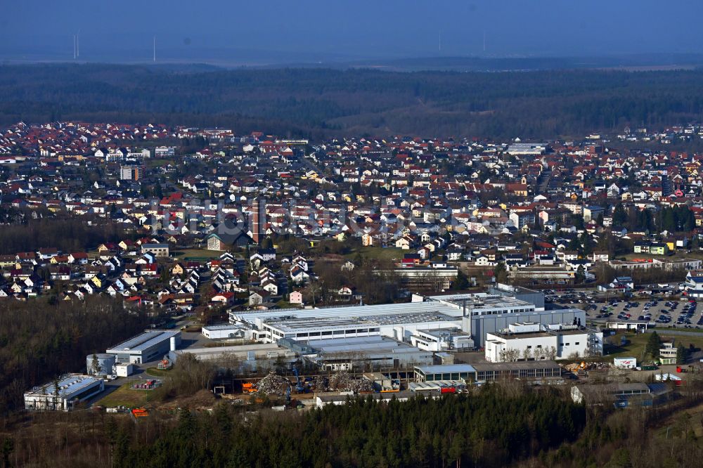 Luftbild Walldürn - Werksgelände der Procter & Gamble Manufacturing GmbH in Walldürn im Bundesland Baden-Württemberg, Deutschland