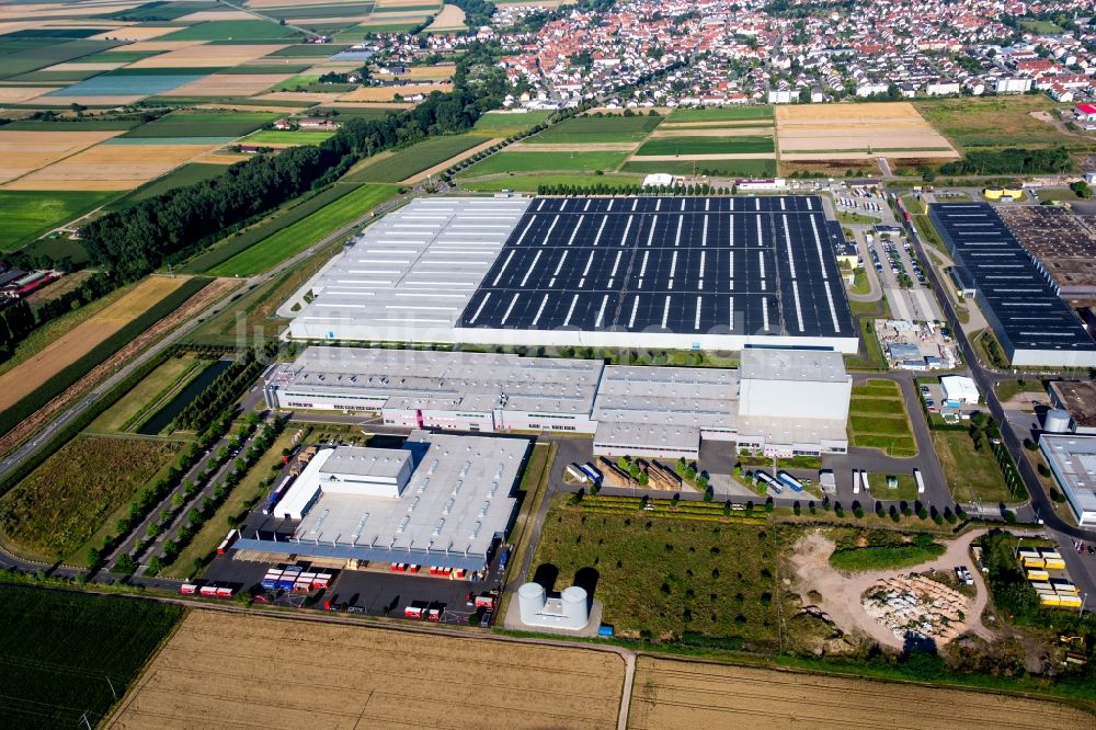 Luftbild Offenbach an der Queich - Werksgelände der Prowell GmbH in Offenbach an der Queich im Bundesland Rheinland-Pfalz, Deutschland
