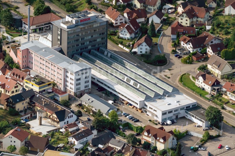 Bühlertal von oben - Werksgelände der Robert Bosch GmbH in Bühlertal im Bundesland Baden-Württemberg, Deutschland