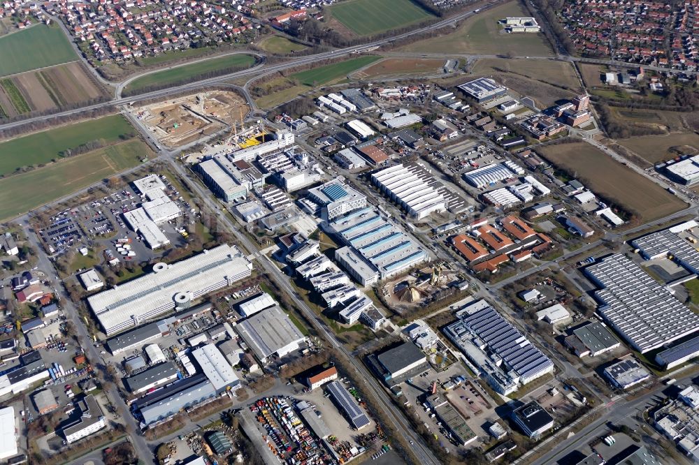Luftaufnahme Göttingen - Werksgelände der Sartorius AG in Göttingen im Bundesland Niedersachsen, Deutschland
