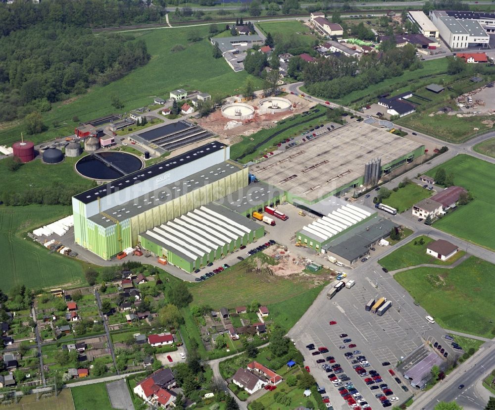Luftaufnahme Neustadt - Werksgelände SAUER - Polymertechnik im Ortsteil Haarbrücken in Neustadt im Bundesland Bayern, Deutschland