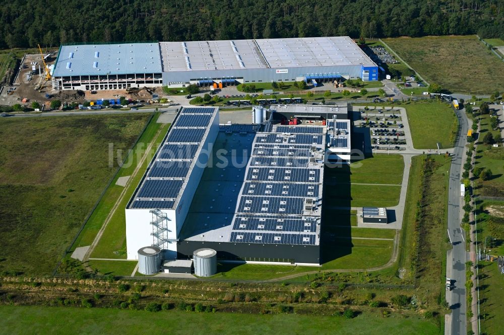 Luftbild Gallin - Werksgelände der Schur Pack Germany GmbH in Gallin im Bundesland Mecklenburg-Vorpommern, Deutschland