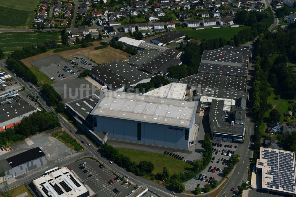Luftbild Sundern (Sauerland) - Werksgelände der SEVERIN Elektrogeräte GmbH in Sundern (Sauerland) im Bundesland Nordrhein-Westfalen, Deutschland