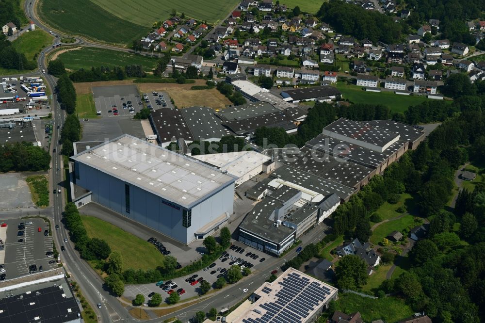 Luftbild Sundern (Sauerland) - Werksgelände der SEVERIN Elektrogeräte GmbH in Sundern (Sauerland) im Bundesland Nordrhein-Westfalen, Deutschland