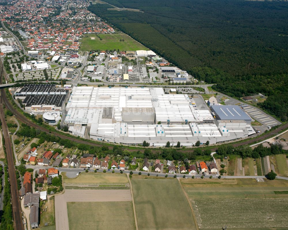 Luftbild Graben-Neudorf - Werksgelände der SEW-EURODRIVE GmbH & Co KG in Graben-Neudorf im Bundesland Baden-Württemberg, Deutschland