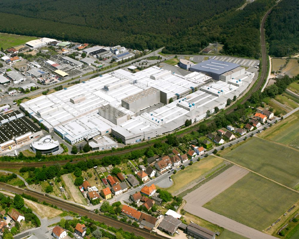 Luftaufnahme Graben-Neudorf - Werksgelände der SEW-EURODRIVE GmbH & Co KG in Graben-Neudorf im Bundesland Baden-Württemberg, Deutschland