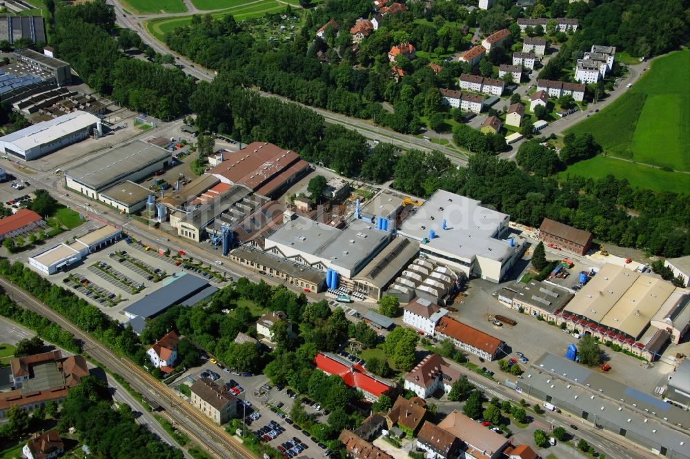 Aalen von oben - Werksgelände der SHW AG in Aalen im Bundesland Baden-Württemberg, Deutschland