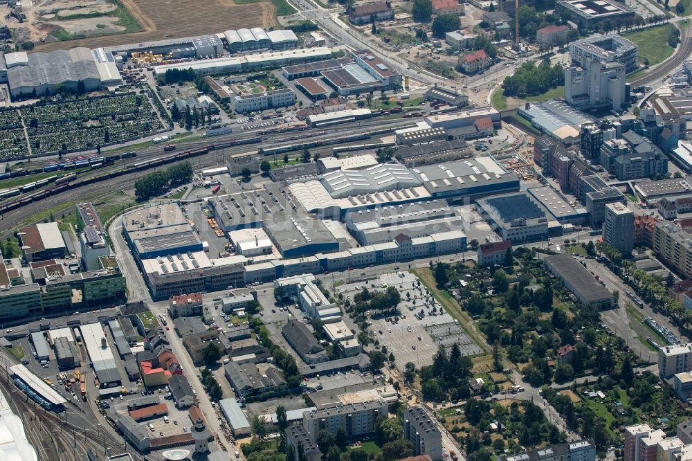 Graz von oben - Werksgelände der Siemens AG im Ortsteil Gries in Graz in Steiermark, Österreich