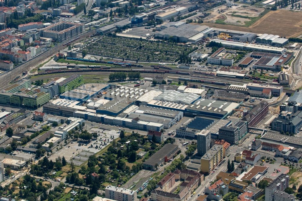 Graz aus der Vogelperspektive: Werksgelände der Siemens AG im Ortsteil Gries in Graz in Steiermark, Österreich