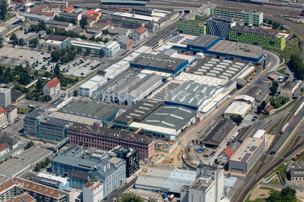 Graz von oben - Werksgelände der Siemens AG im Ortsteil Gries in Graz in Steiermark, Österreich