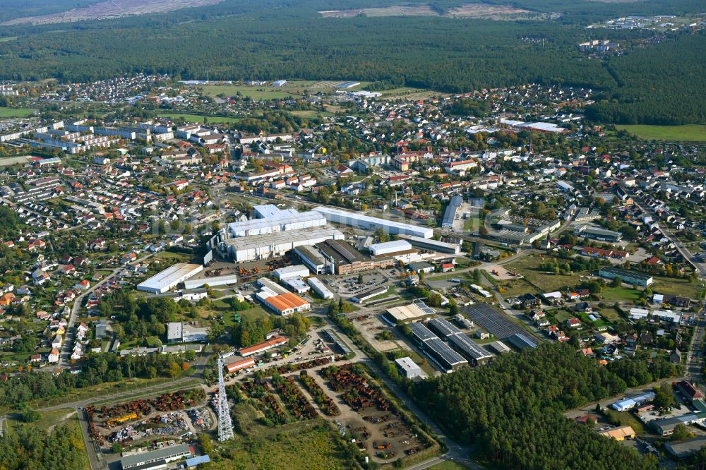 Luftbild Torgelow - Werksgelände der Silbitz Group Torgelow GmbH in Torgelow im Bundesland Mecklenburg-Vorpommern, Deutschland