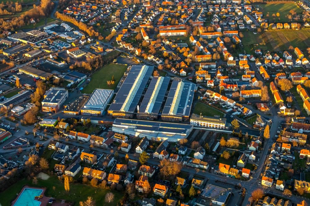 Luftbild Werl - Werksgelände der Standard-Metallwerke GmbH in Werl im Bundesland Nordrhein-Westfalen, Deutschland