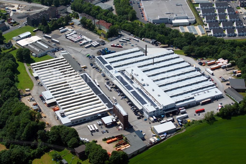 Luftaufnahme Velbert - Werksgelände des Technischen Hilfswerks in Velbert im Bundesland Nordrhein-Westfalen, Deutschland