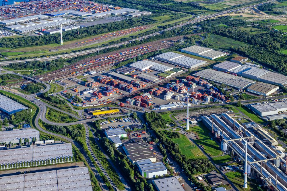 Hamburg von oben - Werksgelände der Trimet Aluminium SE in Hamburg im Bundesland Hamburg, Deutschland