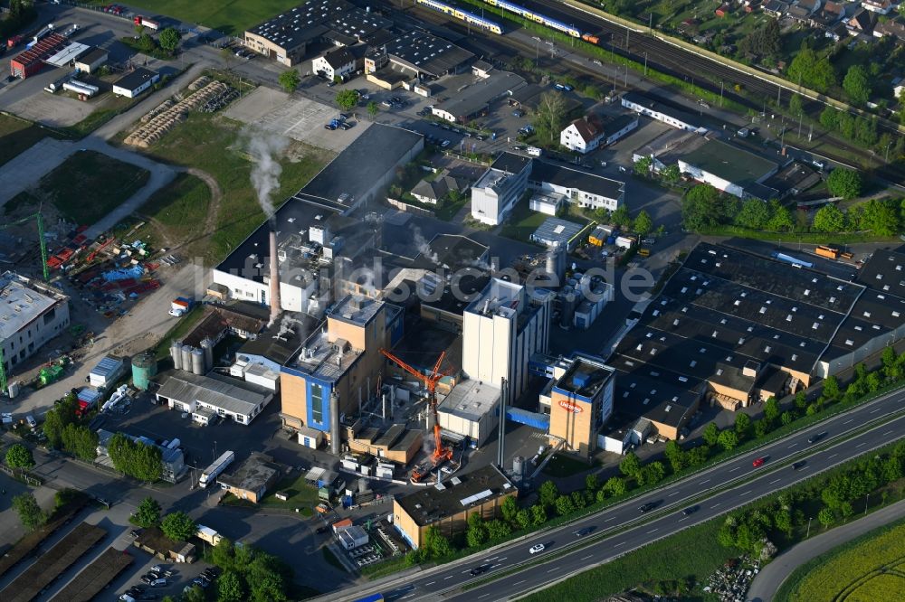 Luftbild Uelzen - Werksgelände der Uelzena eG Im Neuen Felde in Uelzen im Bundesland Niedersachsen, Deutschland