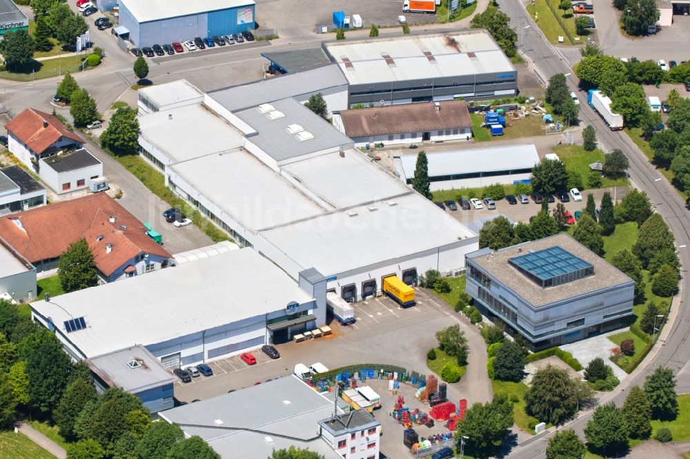 Luftaufnahme Weingarten - Werksgelände der Venta Luftwäscher in Weingarten im Bundesland Baden-Württemberg, Deutschland