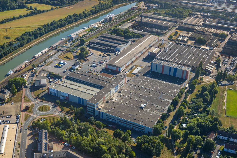 Luftaufnahme Hamm - Werksgelände der voestalpine Böhler Welding Group GmbH in Hamm im Bundesland Nordrhein-Westfalen, Deutschland
