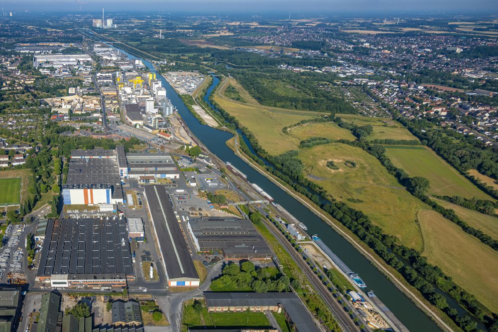Luftbild Hamm - Werksgelände der voestalpine Böhler Welding Group GmbH in Hamm im Bundesland Nordrhein-Westfalen, Deutschland