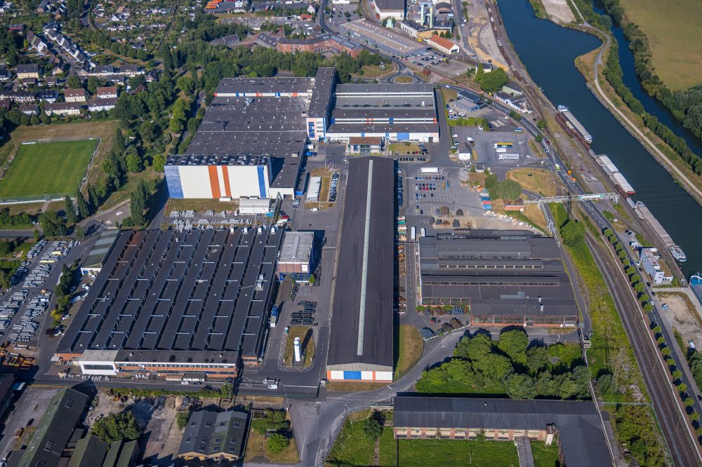 Hamm von oben - Werksgelände der voestalpine Böhler Welding Group GmbH in Hamm im Bundesland Nordrhein-Westfalen, Deutschland