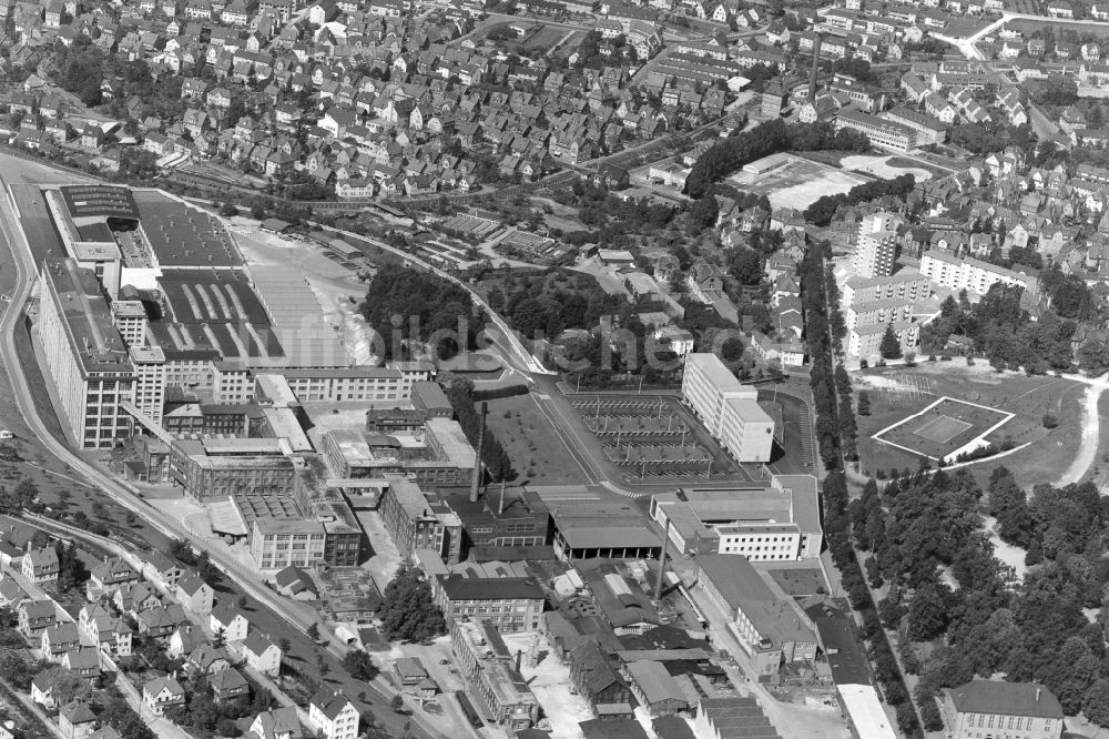 Luftaufnahme Geislingen an der Steige - Werksgelände der WMF Metallwarenfabrik in Geislingen an der Steige im Bundesland Baden-Württemberg, Deutschland