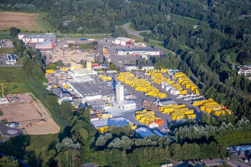 Luftaufnahme Rheinau - Werksgelände der Xella Deutschland GmbH im Ortsteil Freistett in Rheinau im Bundesland Baden-Württemberg, Deutschland