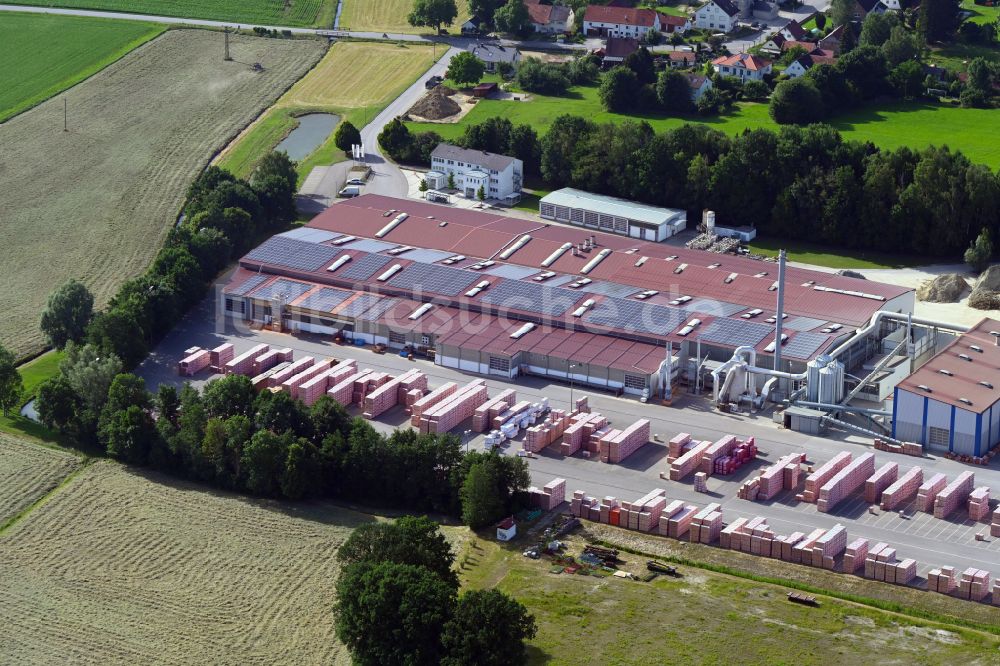 Luftaufnahme Egenhofen - Werksgelände der Ziegelsysteme Michael Kellerer in Egenhofen im Bundesland Bayern, Deutschland