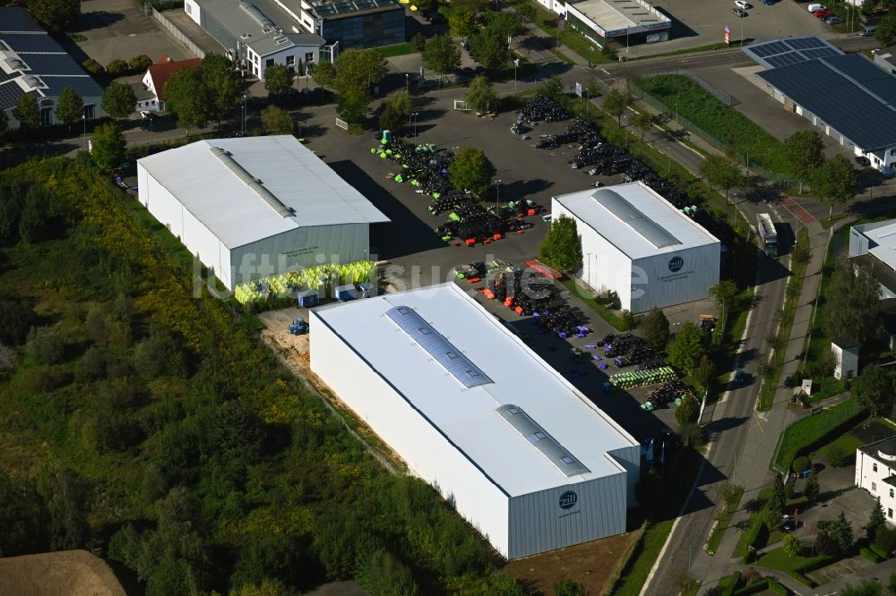 Luftbild Lauingen - Werksgelände der Zill GmbH & Co. KG in Lauingen im Bundesland Bayern, Deutschland