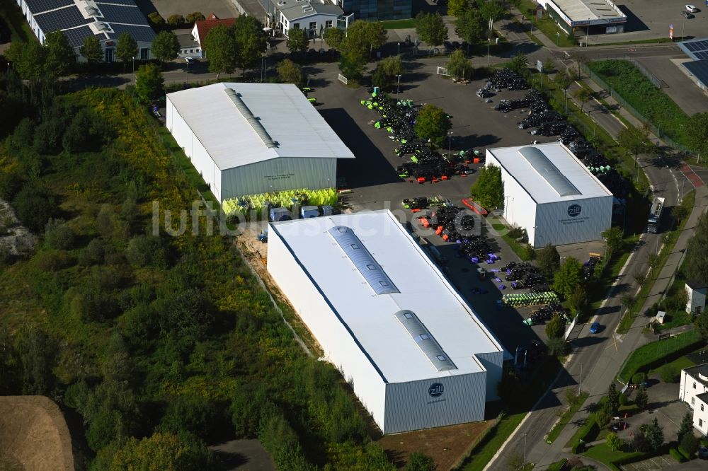 Luftaufnahme Lauingen - Werksgelände der Zill GmbH & Co. KG in Lauingen im Bundesland Bayern, Deutschland