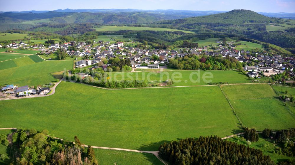 Wershofen von oben - Wershofen im Bundesland Rheinland-Pfalz, Deutschland