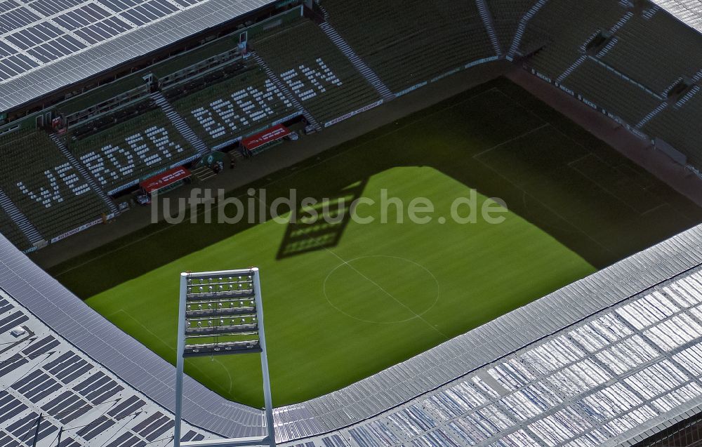Bremen von oben - Weserstadion in Bremen - das Stadion des Fußball-Bundesligisten Werder Bremen