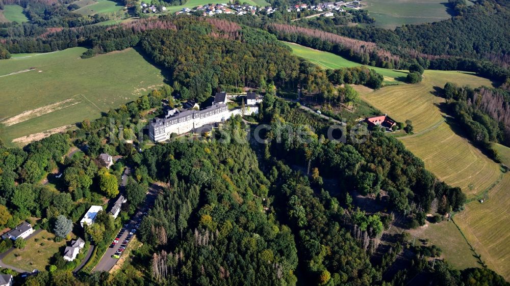 Luftaufnahme Waldbreitbach - Westerwaldklinik in Waldbreitbach im Bundesland Rheinland-Pfalz, Deutschland