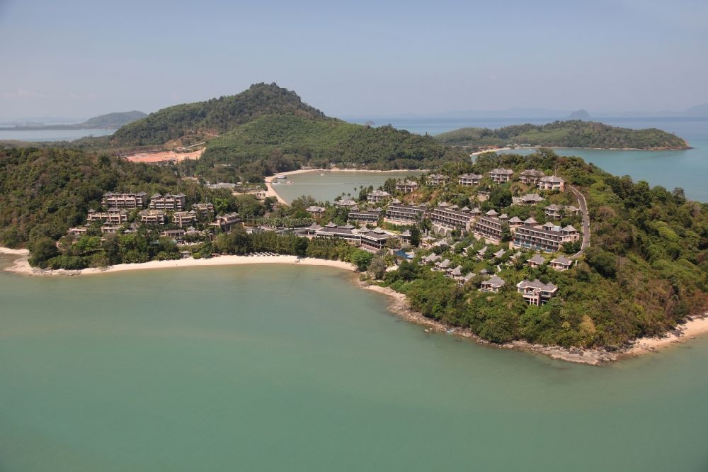 Luftaufnahme Ratsada - Westin Hotel bei Ratsada auf der Insel Phuket in Thailand