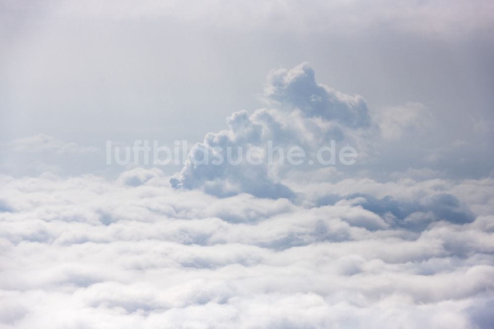 Luftaufnahme Münster - Wetterlage mit Wolkenbildung in Münster im Bundesland Nordrhein-Westfalen, Deutschland