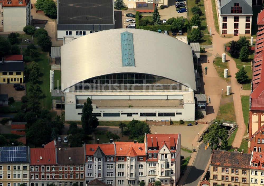 Luftbild Nordhausen - Wiedigsburghalle Nordhausen im Bundesland Thüringen