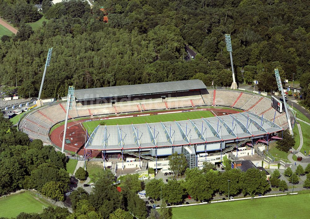 Luftaufnahme Karlsruhe - Wildparkstadion in Karlsruhe