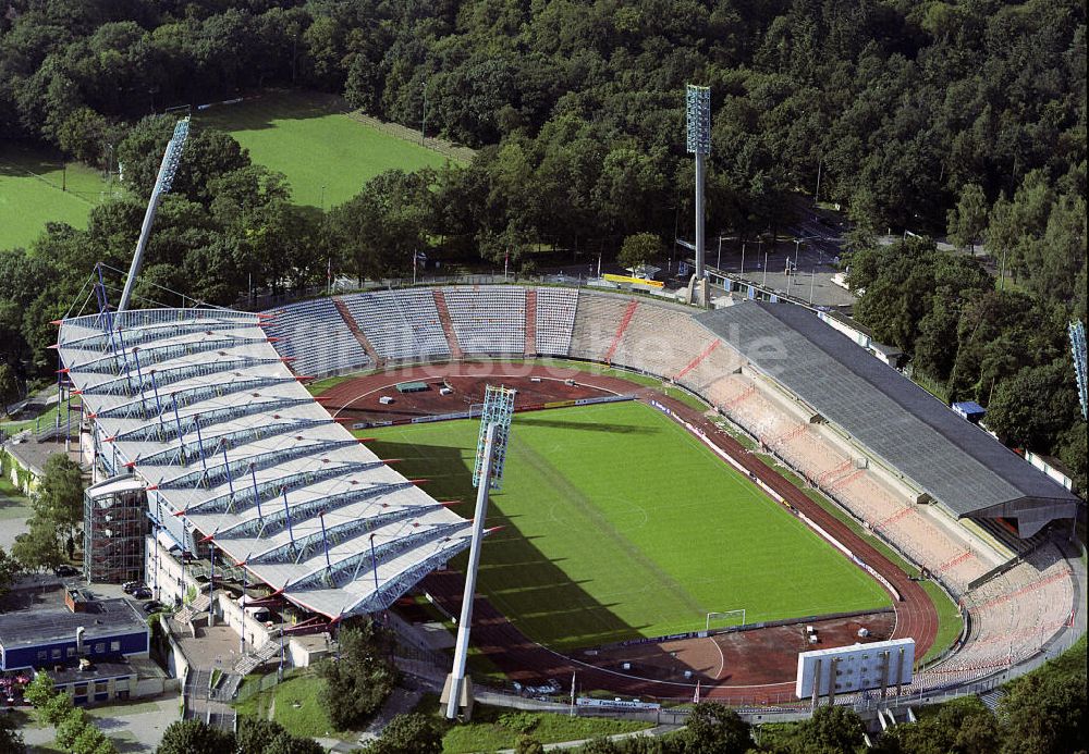 Karlsruhe von oben - Wildparkstadion in Karlsruhe