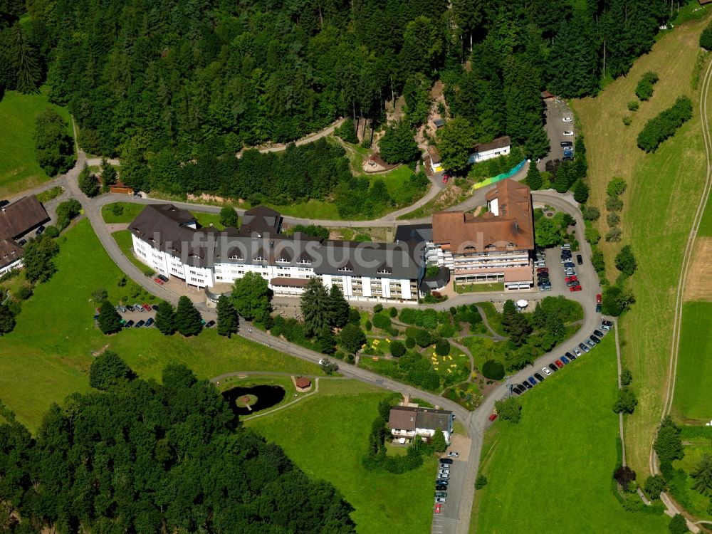 Nordrach von oben - Winkelwaldklinik in Nordrach im Bundesland Baden-Württemberg
