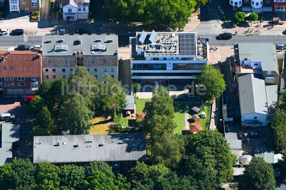 Luftbild Hamburg - Wohn- und Geschäftshaus in Hamburg, Deutschland
