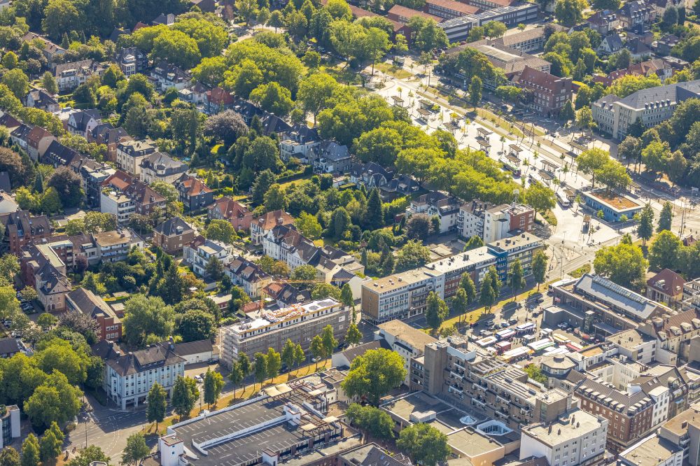 Luftbild Gelsenkirchen - Wohn- und Geschäftshaus Viertel an der De-La-Chevallerie-Straße in Gelsenkirchen im Bundesland Nordrhein-Westfalen, Deutschland
